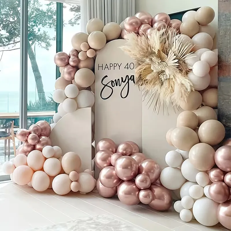 A balloon arrangement styled as a venue focal point